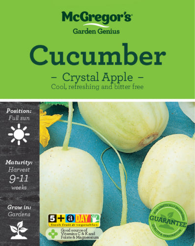 McGregor's Cucumber Crystal Apple Vegetable Seed Packet