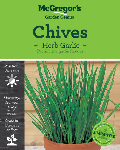 McGregor's Herb Chives Garlic Seed Packet