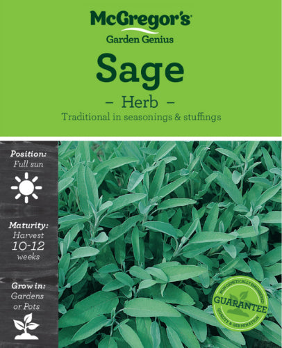 McGregor's Herb Sage  Seed Packet
