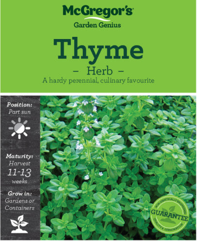 McGregor's Herb Thyme  Seed Packet
