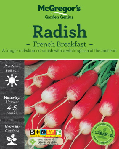 McGregor's Radish French Breakfast Vegetable Seed Packet