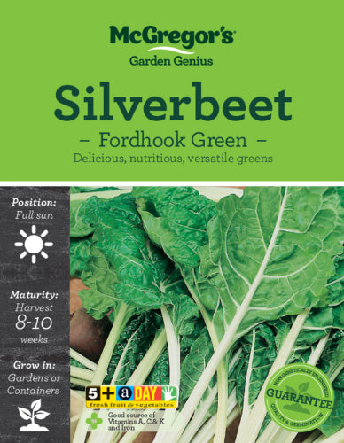 McGregor's Silverbeet Fordhook Green Vegetable Seed Packet