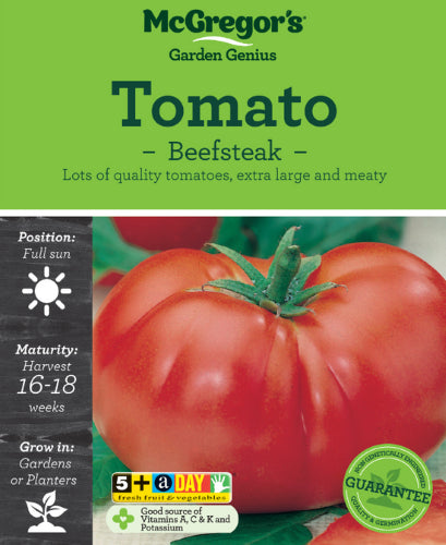 McGregor's Tomato Beefsteak Vegetable Seed Packet