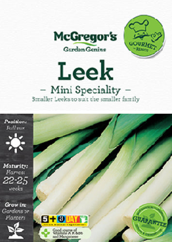 McGregor's Leek Mini Specialty Seeds Packet