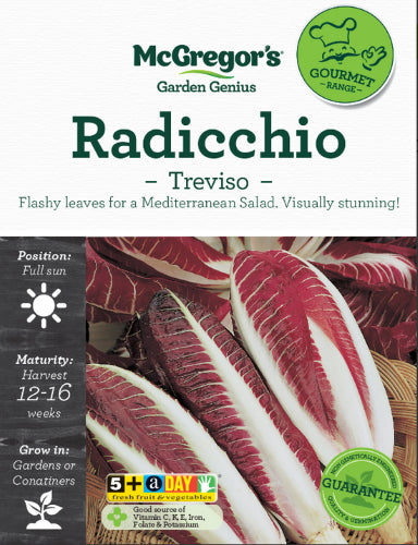 McGregor's Radicchio Treviso Seed Packet
