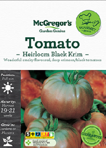 McGregor's Tomato Heirloom Black Krim Specialty Seeds Packet