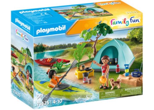 Playmobil - Camping with campfire