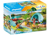 Playmobil - Camping with campfire
