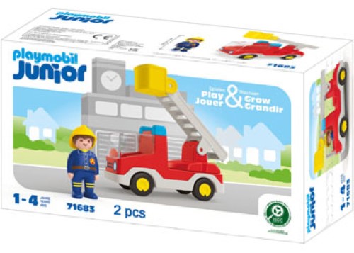 Playmobil - JUNIOR: Ladder Unit Fire Truck