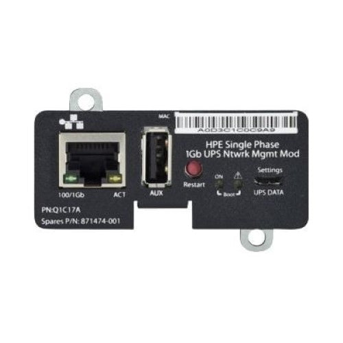 HPE Single Phase 1Gb UPS with Network Management Module (Q1C17A)