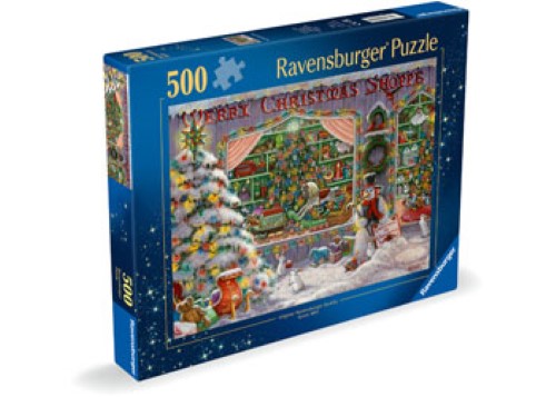 Ravensburger - The Christmas Shop Puzzle 500p