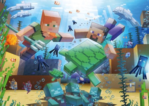 Ravensburger - Minecraft Mosaic Puzzle 1000p