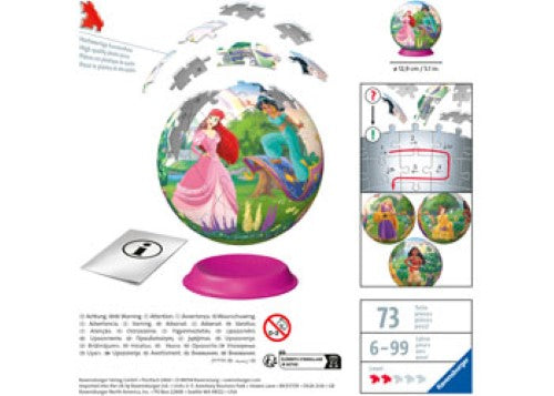 Ravensburger - 3D Puzzleball Disney Princess 72p