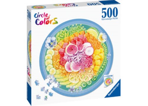 Ravensburger - Poke Bowl Circle Puzzle 500pC