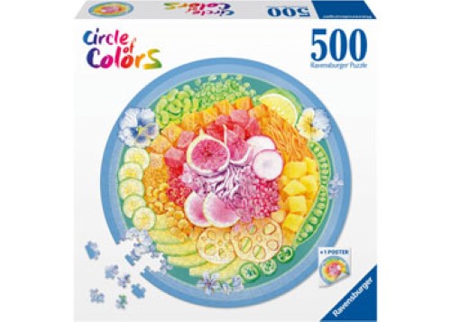 Ravensburger - Poke Bowl Circle Puzzle 500pC
