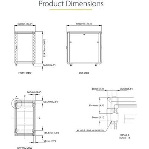 Rack - Server Cabinet - 18U - Lockable