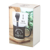 I'd Rather Be Camping Ceramic Mug with 3-in-1 Spork