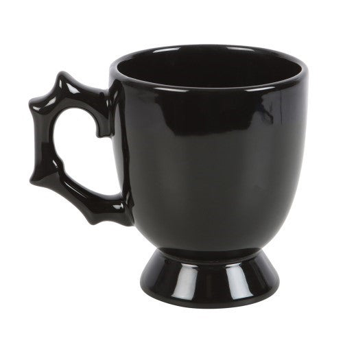 Black Spider Ceramic Teacup