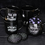 Black Spider Ceramic Teacup