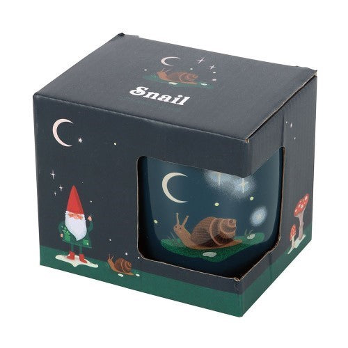 Gnome Sweet Gnome Snail Ceramic Mug