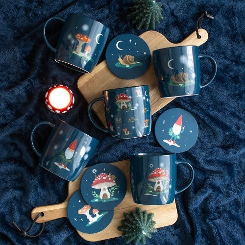Gnome Sweet Gnome Toadstool Ceramic Mug