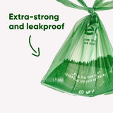 Dog Bags & Clean Up Beco Poop Bags with Handle Mint - 120pk