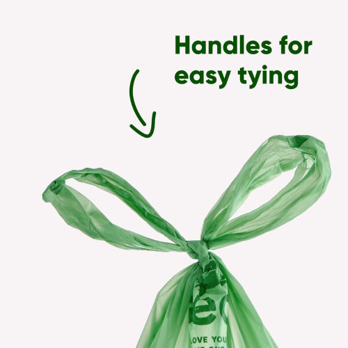 Dog Bags & Clean Up Beco Poop Bags with Handle Mint - 270pk