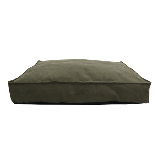 Dog Bed Canvas Mattress Green 100x70cm