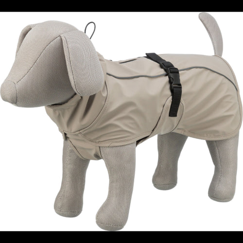 Dog Clothing Coats Waterproof BE NORDIC Raincoat L: 62cm Sand