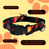 Dog Bowie Lightning Bolt Collar - MEzydog 34-56cm