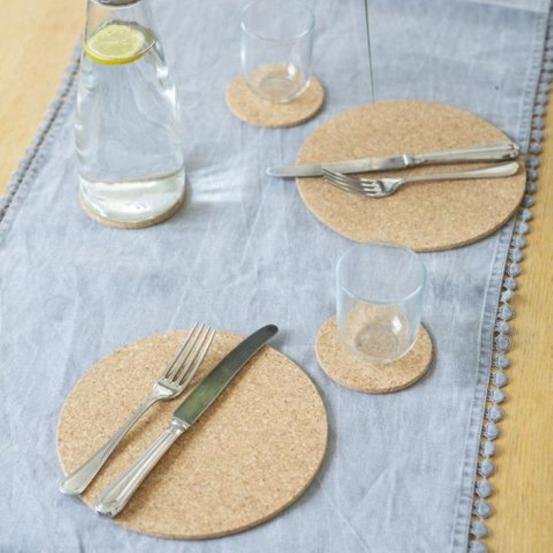 Set Of 6 Round Coasters In Fsc® Certifie