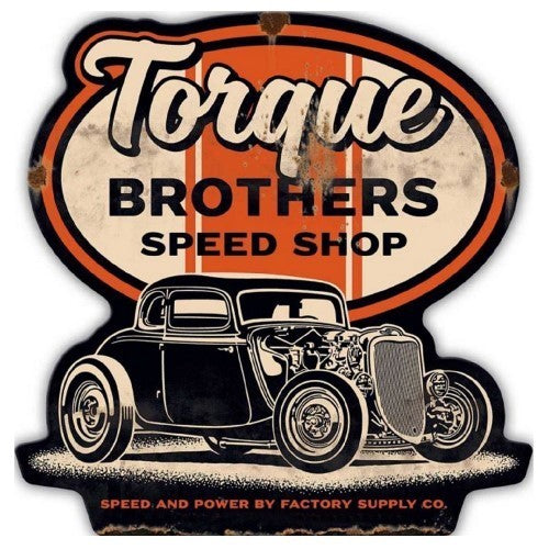Torque Embossed Iron Wall Art
