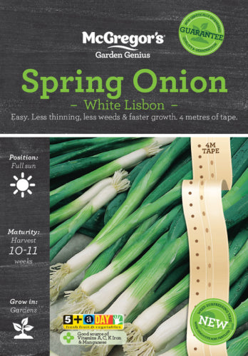 McGregor's Spring Onion Lisbon Seed Packet