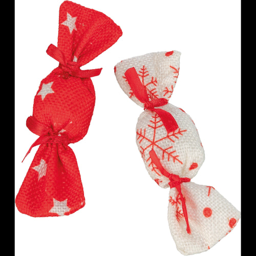 Dog Toy  Xmas Rustling Candy 11cm - 2pk