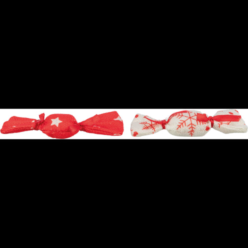 Dog Toy  Xmas Rustling Candy 11cm - 2pk