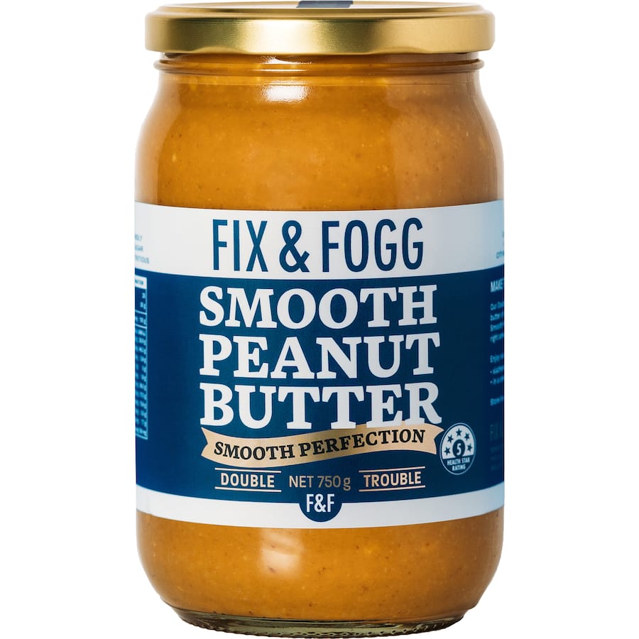 Fix & Fogg Peanut Butter Smooth Double Trouble 750g