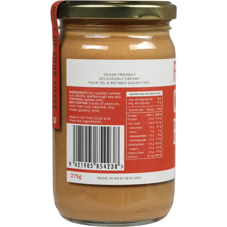Fix & Fogg Cashew Butter Creamy 275g