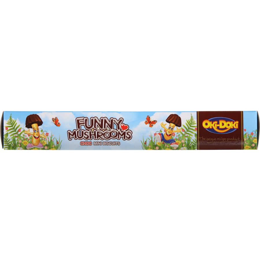 Oki Doki Funny Mushrooms Biscuits Chocolate 85g
