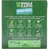 Whole Earth Sugar Substitute Monk Fruit Sweetener Sticks 40pack