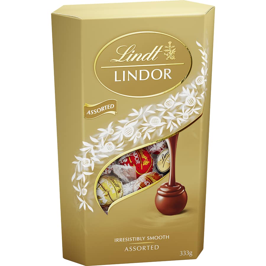 Lindt Lindor Chocolate Box Cornet Assorted Collection 333g
