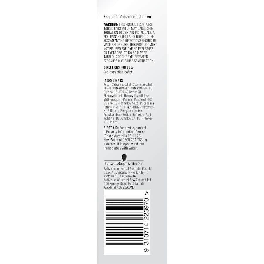 Live Colour Hair Colour Deep Black 75mL