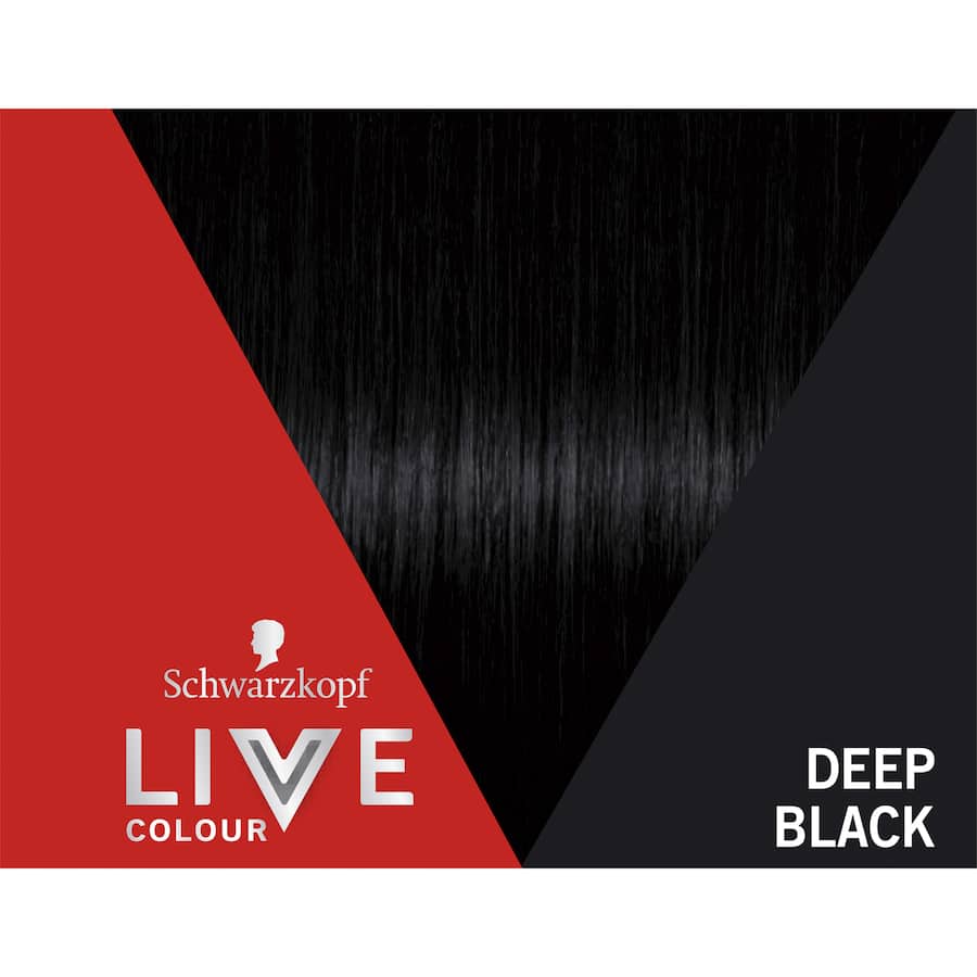 Live Colour Hair Colour Deep Black 75mL