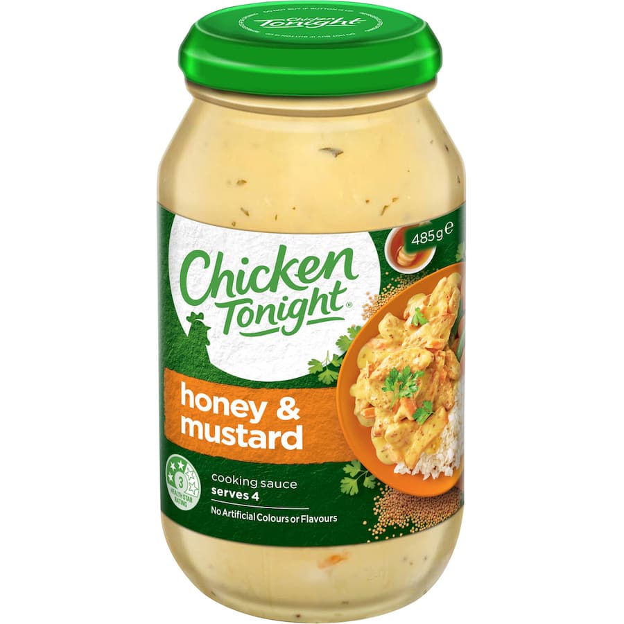 Chicken Tonight Meal Base Golden Honey Mustard Jar 485g