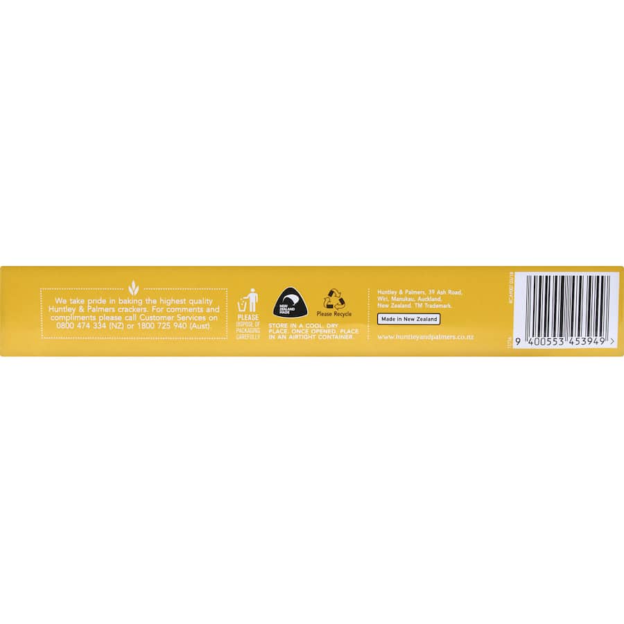 Huntley & Palmers Crackers Sprouted Wheat 180g