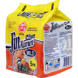 Ottogi Jin Ramen Instant Noodles Mild Multi Pack 5pk 600g