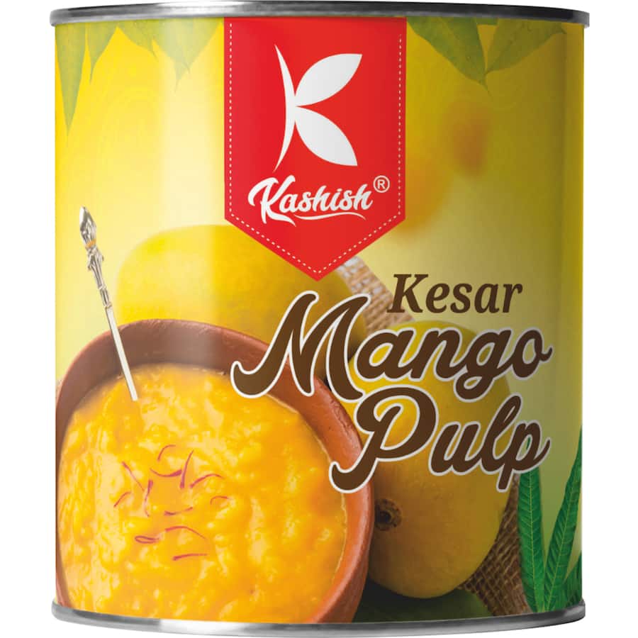 Kashish Kesar Mango Pulp Can 850g