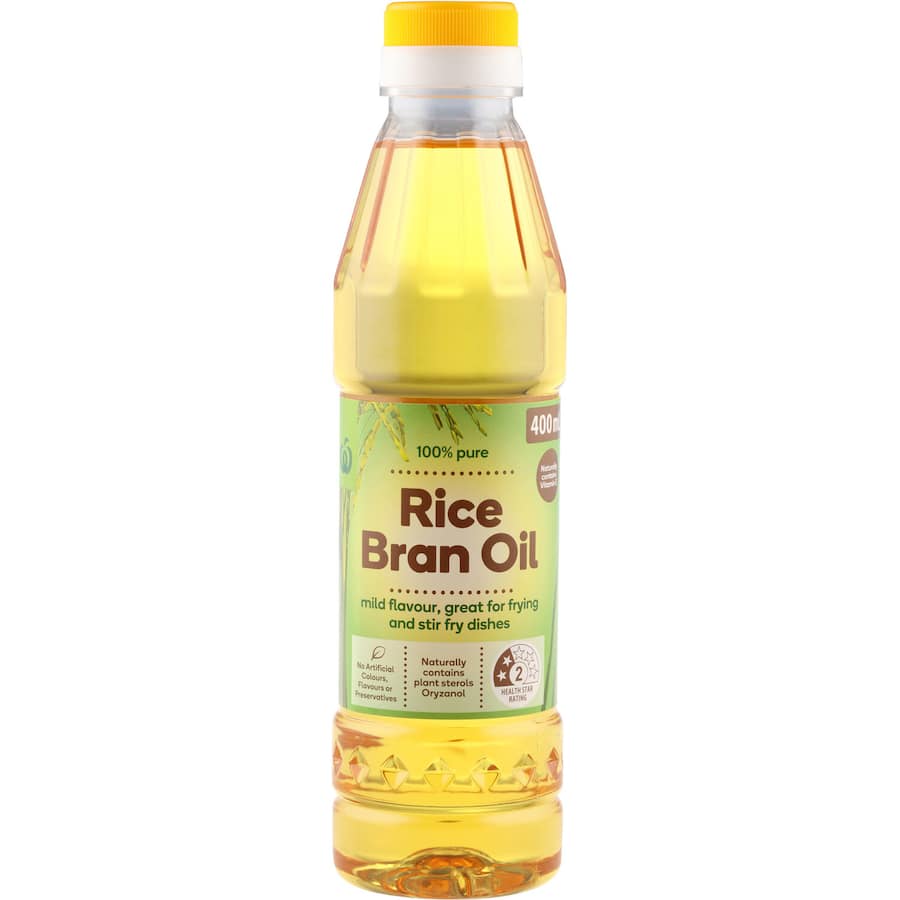 Woolworths Rice Bran Oil  400mL