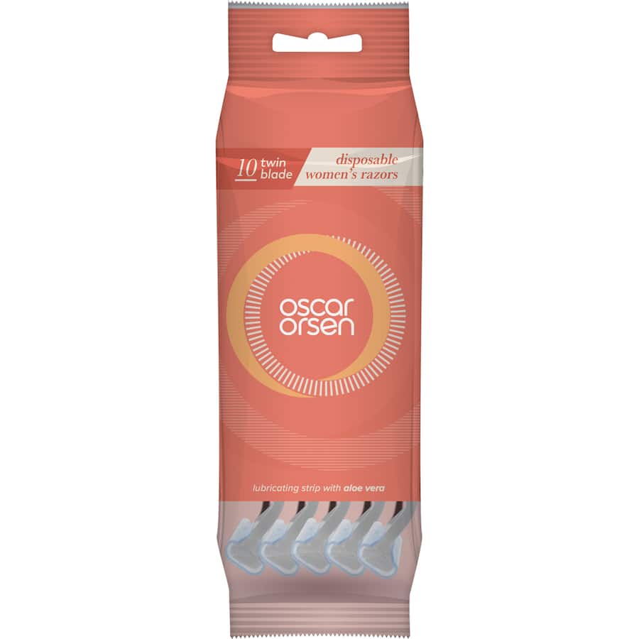 Oscar Orsen Disposable Razors Womens 10pack