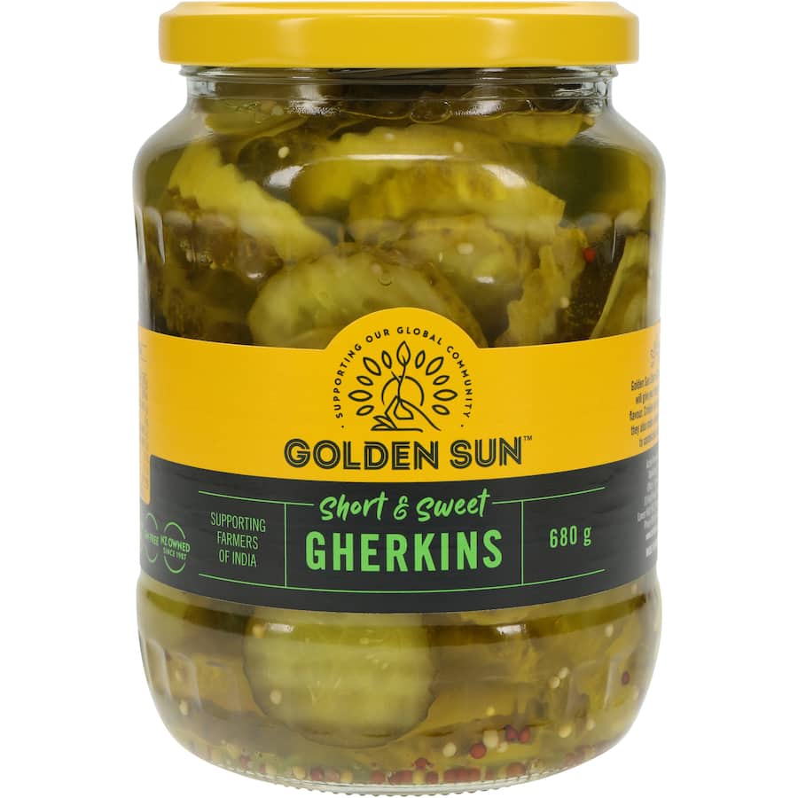 Golden Sun Gherkins Short & Sweet 680g