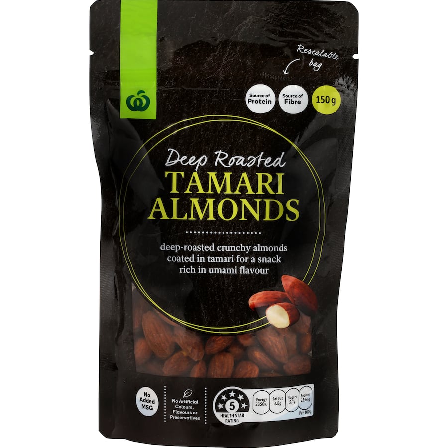 Woolworths Tamari Almonds  150g